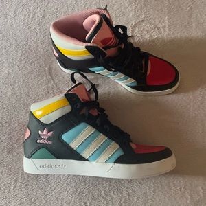 Adidas Adi-color Hardcourt high-top sneakers shoes New sz. 6Y